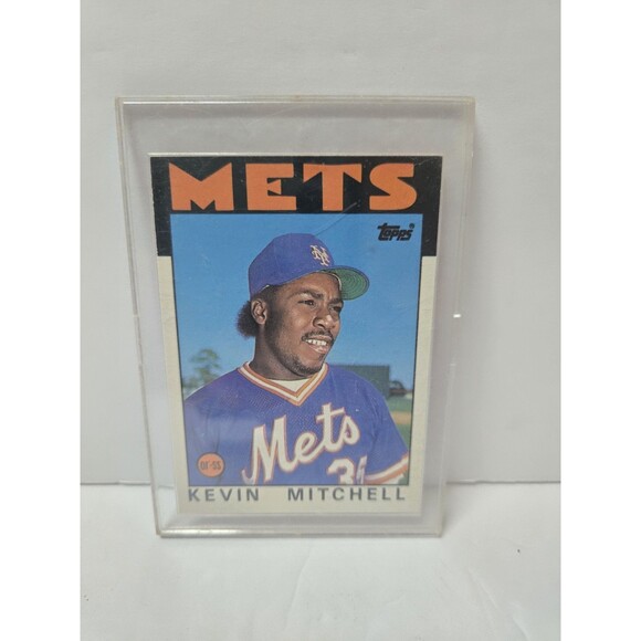 1986 Topps Traded Kevin Mitchell Rookie Card #74T New York Mets NM-MINT - Picture 1 of 2